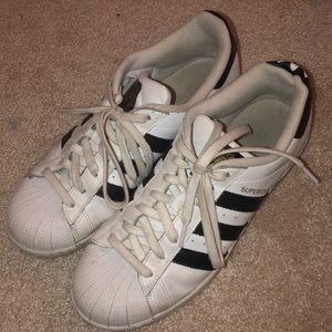 adidas superstar worn